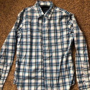 BANANA REPUBLIC ~ Young Mens Dress Shirt ~ Size S